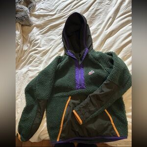 Nike Forest Green and Violet Jacket